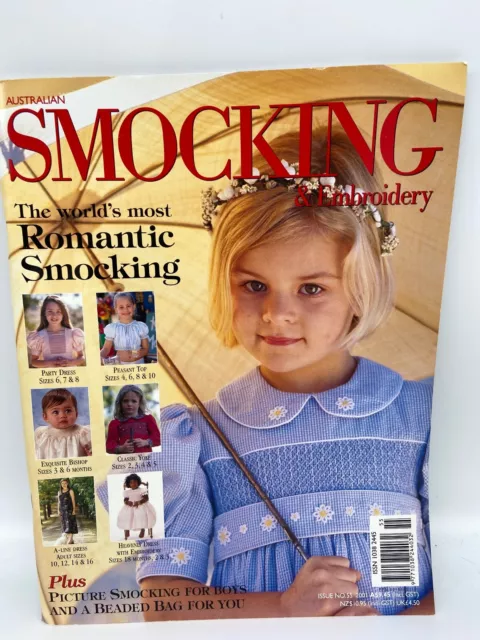Australian Smocking & Embroidery Issue 55, 2001 Single Issue Magazine