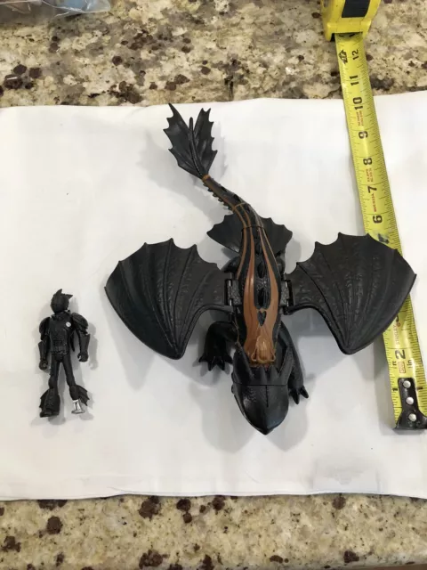 Dreamworks How To Train You Dragon Action Figures Hiccup & Toothless Dragon