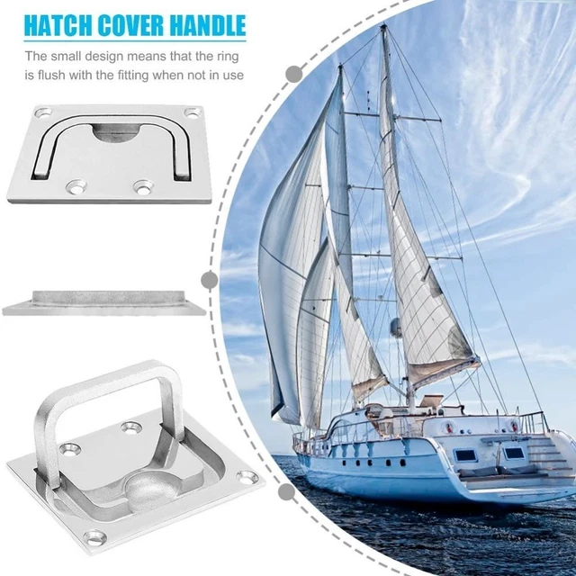 STAINLESS STEEL BOAT Hatch Handle Marine Grade Hatch Cover Handle Deck