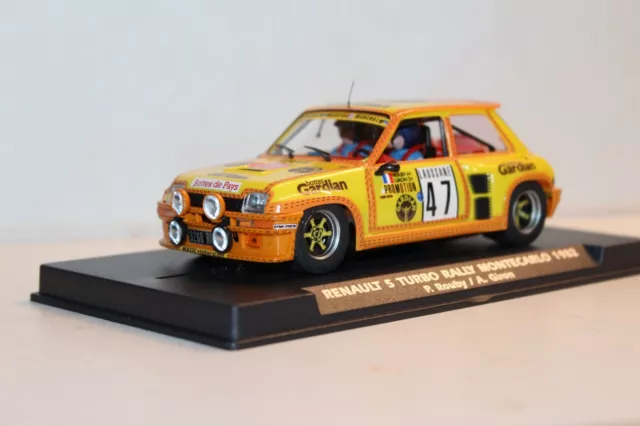 Slot Car  Fly Renault 5 Turbo Rally Montecarlo 1982  N 47 Nuova 1/32