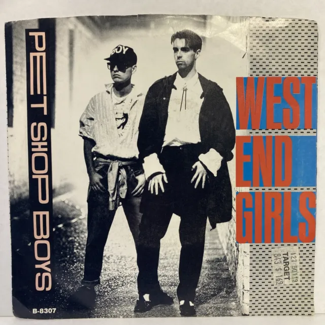 Pet Shop Boys - West End Girls  45 RPM Picture Sleeve 1986 7”