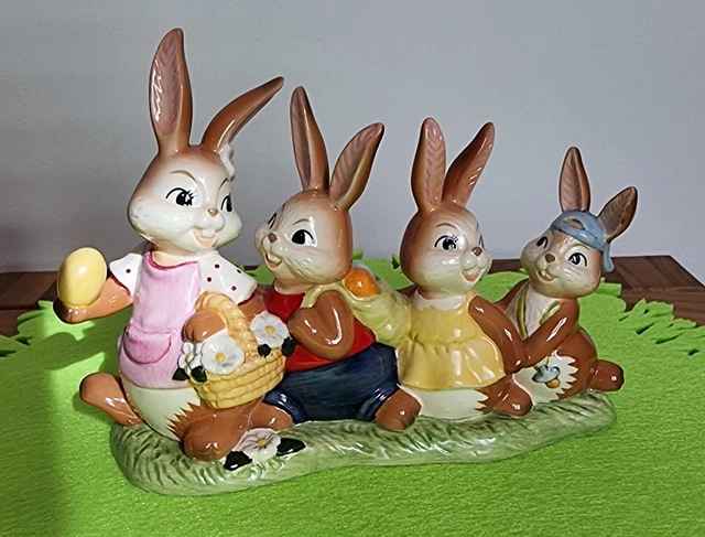 Goebel Hase "Im Gänsemarsch", ca 13 cm hoch, ohne OVP