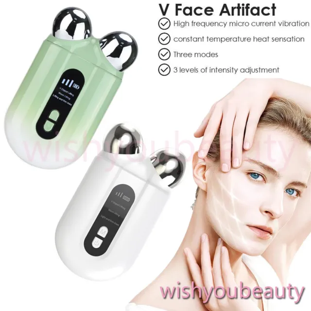 V Face Shaping Massager Electric Facial Neck Wrinkle Removal Skin Tighten Device