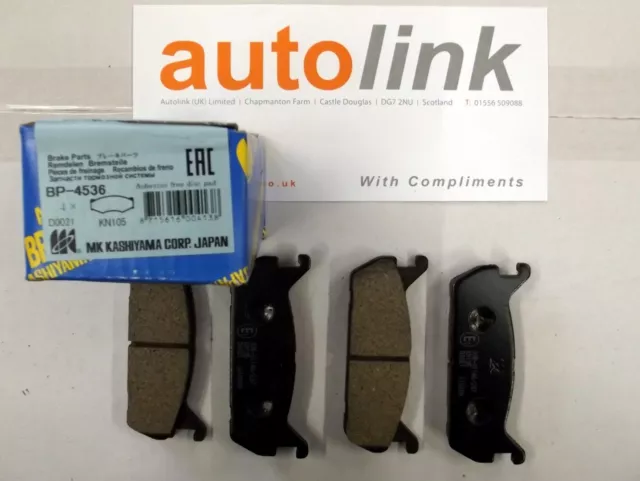 Rear brake pads, Mazda MX-5 1.6 mk1, MX5, Eunos, Kashiyama, for 231mm discs