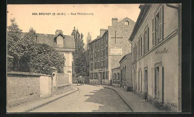 CPA Brunoy, Rue Philisbourg
