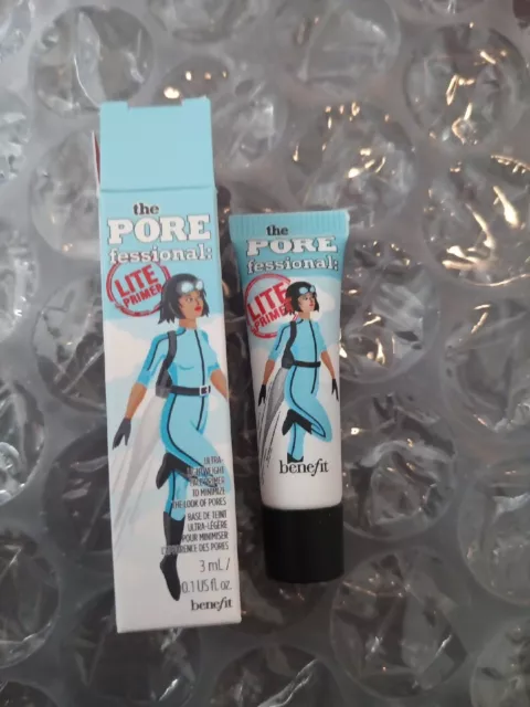 NIB Benefit Cosmetics The POREfessional Lite Face Primer 0.1oz/3ml Sample Sz NIB Benefit Cosmetics The POREfessional Lite Face Primer 0.1oz/3ml Sample Sz