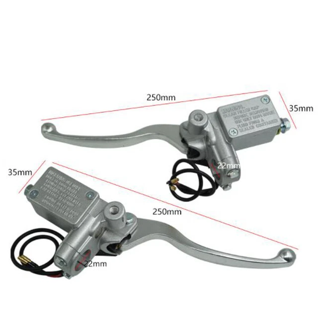 US STOCK 7/8" Motorcycle ATV Hydraulic Clutch Brake Pump Master Cylinder Levers