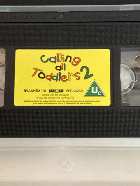 VINTAGE CALLING ALL Toddlers 2 Rare VHS Spot Brum Postman Pat Thomas vintage-calling-all-toddlers-2-rare-vhs-spot-brum-postman-pat-thomas