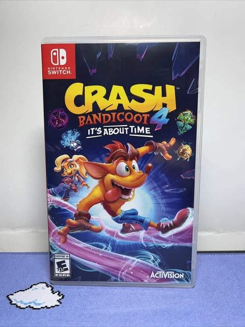 CRASH BANDICOOT 4 It's About Time (Nintendo Switch) ÉTUI SEULEMENT bon ...