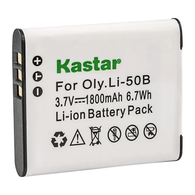 Li-50B Battery for KODAK PixPro FZ151, FZ201, SPZ1, SL10 &  SL25 Smart Lens