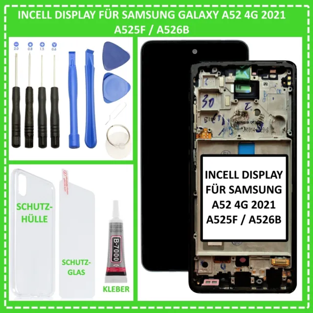 Incell Display für Samsung A52 4G 2021 SM-A525F A526B LCD FHD Touch Screen Glas