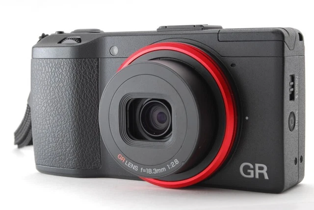 SH:196【TOP MINT w/Strap】 RICOH GR 16.2MP Digital Compact Camera Black From JAPAN 2