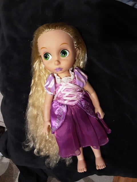 Disney Animators Collection Rapunzel with Pascal Doll Tangled 16 Inch  Figure 