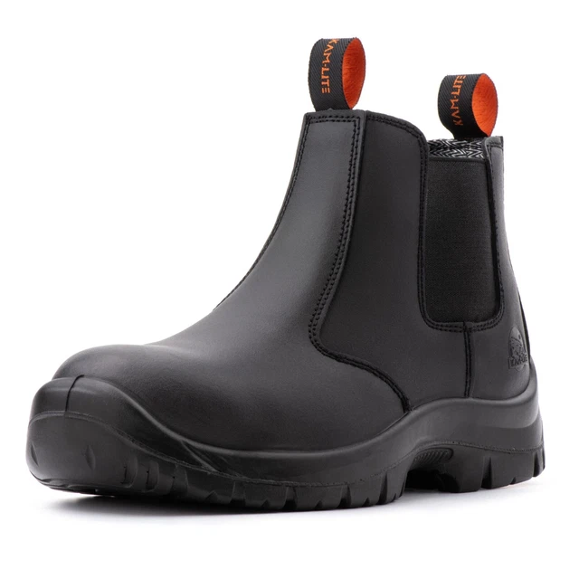 Scandia Nero S3 SRC Sicherheitsschuhe – Metallfrei, Leicht & Bequem – Wasserdichte Halbschuhe Mit Reflexstreifen (Größen 36-48) Sicherheitsschuhe