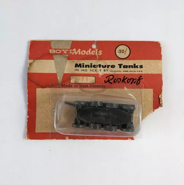 BOYD MODELS ROSKOPF HO Scale 1:87 Miniature Tanks Model #161 NEW W. Germany RARE