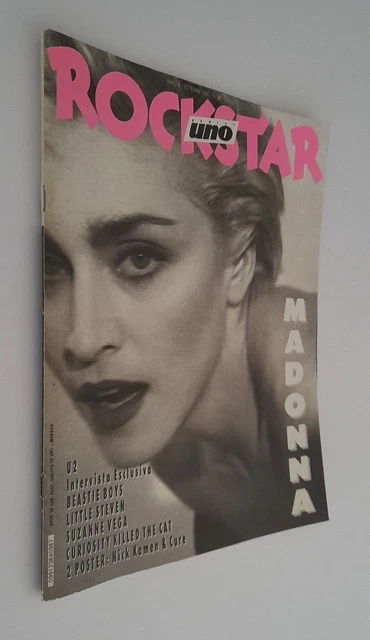 MADONNA. ROCKSTAR NUMERO UNO. Musica Pop Rock Magazine Rivista SENZA ...