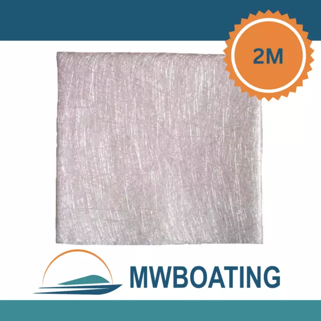 Fibreglass Chopped Strand 300gsm Mat 2 Metres Squared (2Mx1M) 300g per sq metre