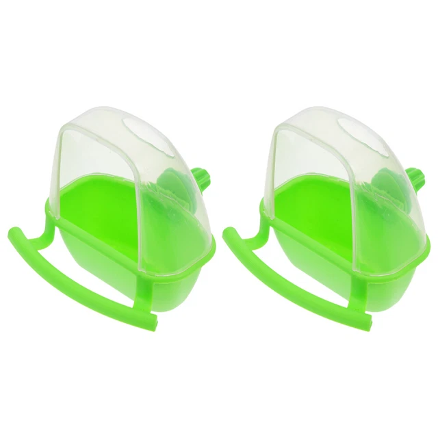 2Pcs D'alimentation Alimentation en Eau des oiseaux Mangeoire à oiseaux Stand