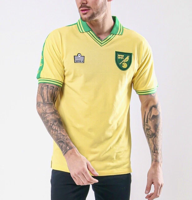 Norwich city retro sales shirt