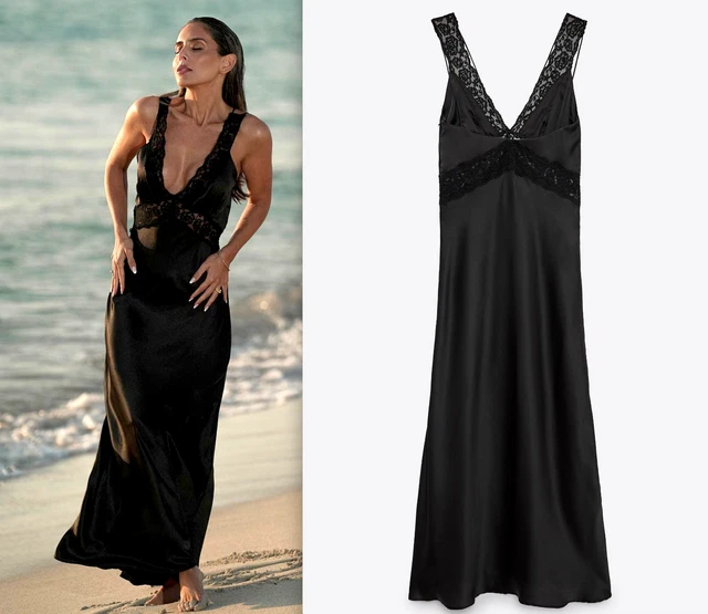 sachin and babi light blue dress Zara Satin Olive Green Bow Dress by Zara