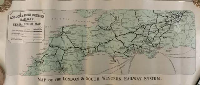 London & South Western Railway System Map