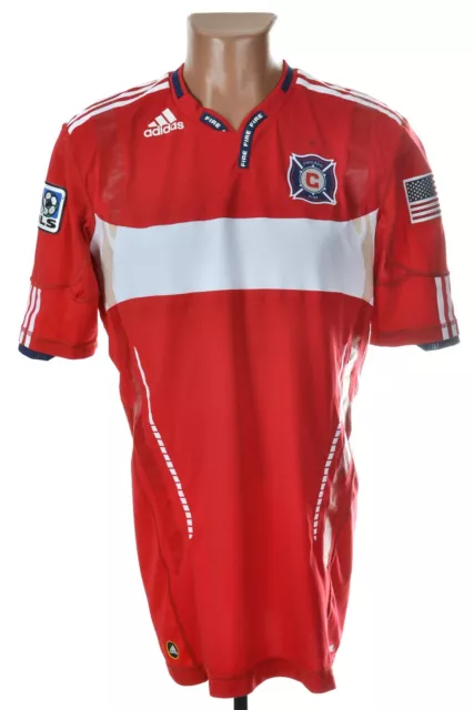 Chicago Fire 2010/2011 Home Football Shirt Jersey Player Issue Techfit Xl