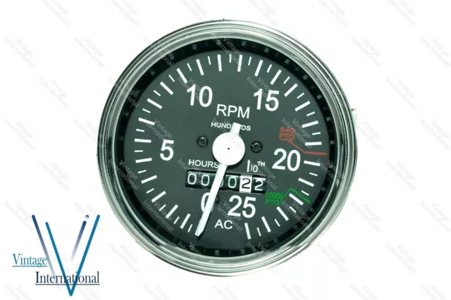 Allis Chalmers Tractor Tachometer 180 185 200 210 220 190 190XT GAS/ DIESEL @Vi