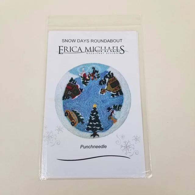 Rotonda 2006 patrón de aguja de perforación familia Erica Michaels días de nieve