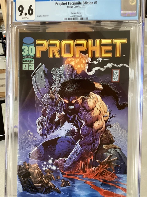 Prophet #1 9.6 Cgc Facsimile Cover B Capullo Image 2022 9