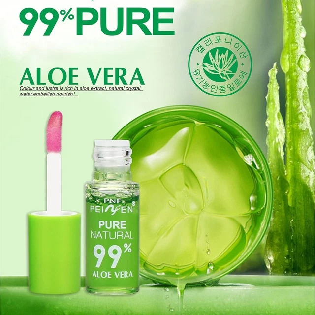 Soins des lèvres Gloss à lèvres Baume à lèvres Couleur modifiable Aloe Essence