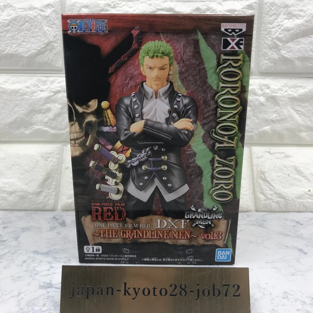 ONE PIECE FILM RED Roronoa Zoro Figure DXF THE GRANDLINE MEN Authentic