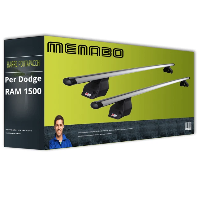 Menabo Tema alluminio barre portatutto per Dodge RAM 1500 09- articolo nuovo