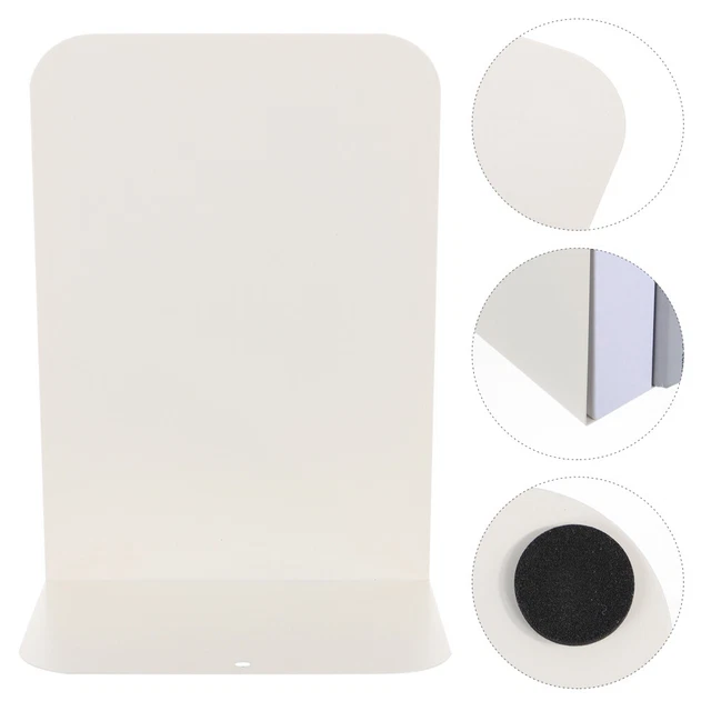 2 piezas soporte para libros soporte para libros metal para niños soportes para libros independientes