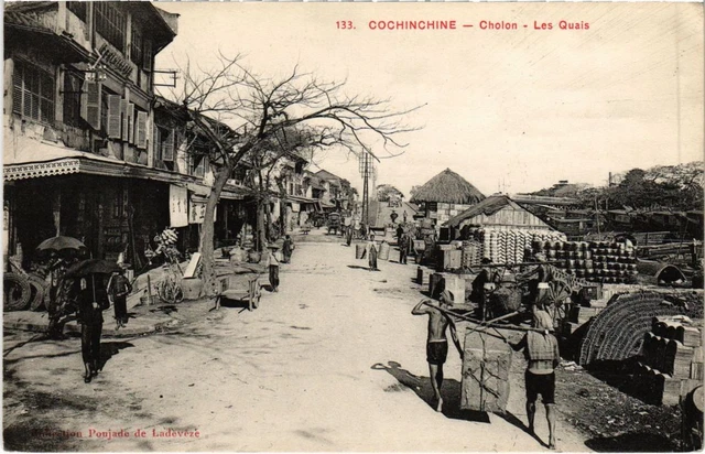 CPA AK Vietnam Les Quais, Cholon Cochinchine INDOCHINA (1284064)