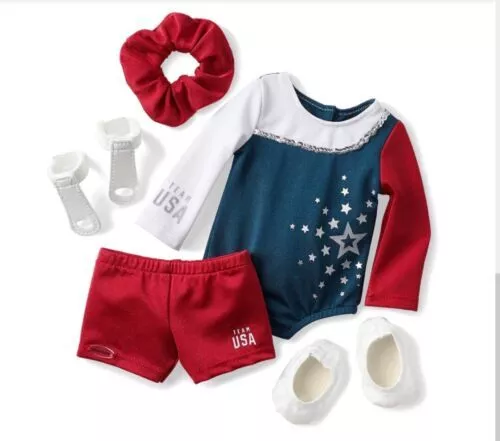 American Girl Team Usa Gymnastics Set New In Box Sealed Free Shipping