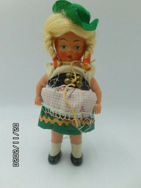 Ancienne Poupée Automate Magicienne - Porcelaine - Jouet Mécanique Musical Vintage