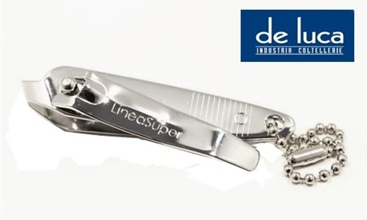 TAGLIAUNGHIE INOX 60 mm CON TAGLIO OBLIQUO " DE LUCA " TAGLIA UNGHIE