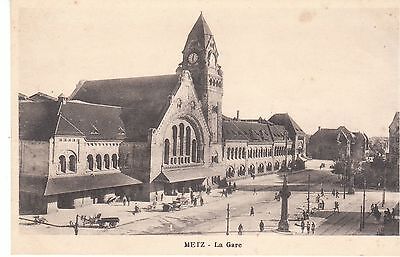 Cpa Metz La Nouvelle Gare