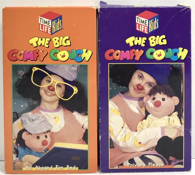 LOT DE 2 The Big Comfy Couch VHS I Keep my Promises/Red Light Green