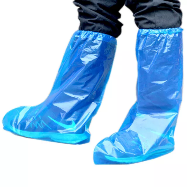 10Pcs Anti-Slip Rainproof Shoe Covers Waterproof Disposable Rain Boot Co-wf_wf 3