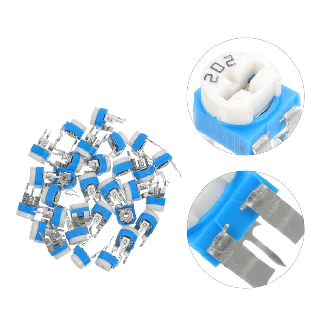 30pcs Practical Breadboard Trim Potentiometer 2k Potentiometer