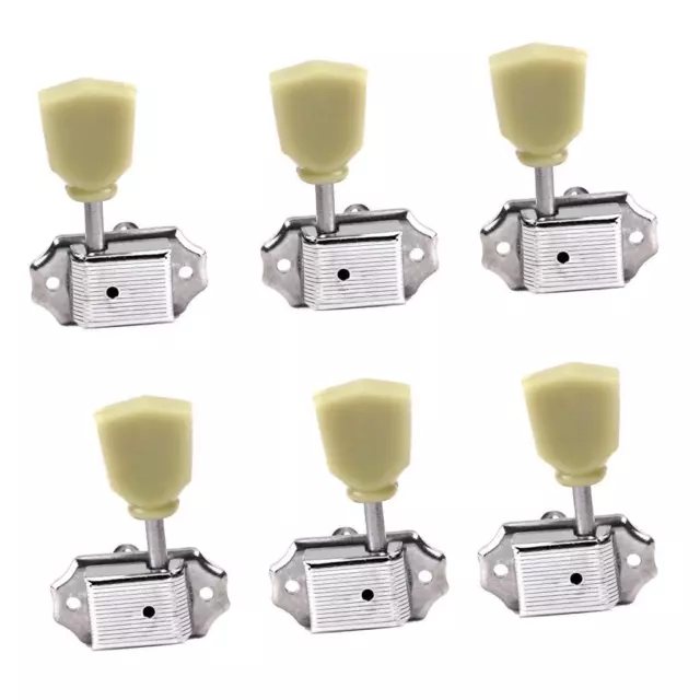 6x Guitare électrique Tuner Peg String  Mécaniques Mécaniques Clés 3