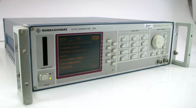 Rohde & Schwarz CCVS Generator SFF