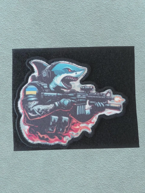Patch Brodé Balle En Colère Tactique – Motif Militaire Motard – 7,5 X 3,5 Cm – Fixation Velcro