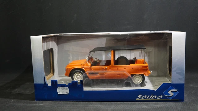 Miniature Solido neuve Die cast 1/18 Citroen Mehari orange, s1808201