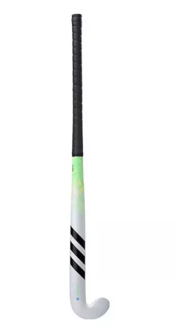 Adidas Senior Hockeyschläger Chaosfury Holz Weiß Grün 92cm tiefe Verbeugung NEU!