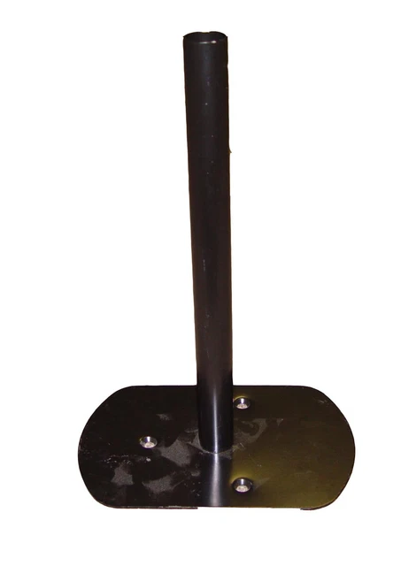 lack Pole for Dispensing Produce Bags with Convenient Mounting Options
