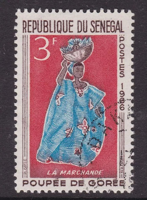 Senegal 1966 The Pedlar Guante Marioneta 3f fino usado SG 317 en muy buen estado