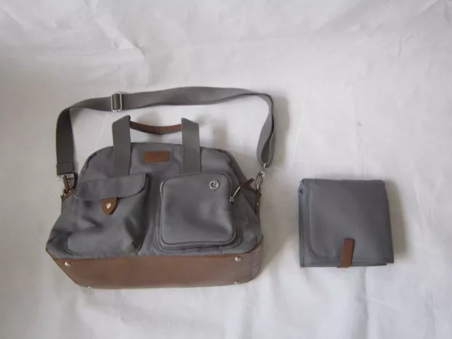 Mamas & Papas Ocarro Changing bag Grey & Tan