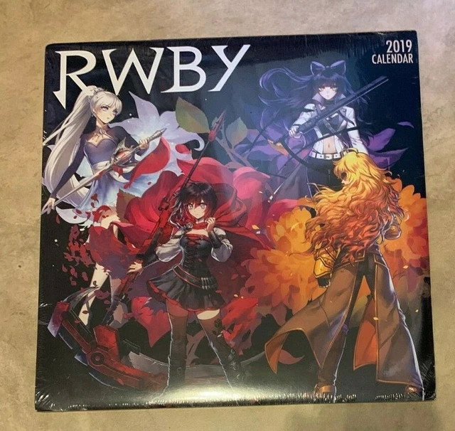 2019 RWBY WALL Calendar 12" x 12" NEW Factory Sealed 9.95 PicClick